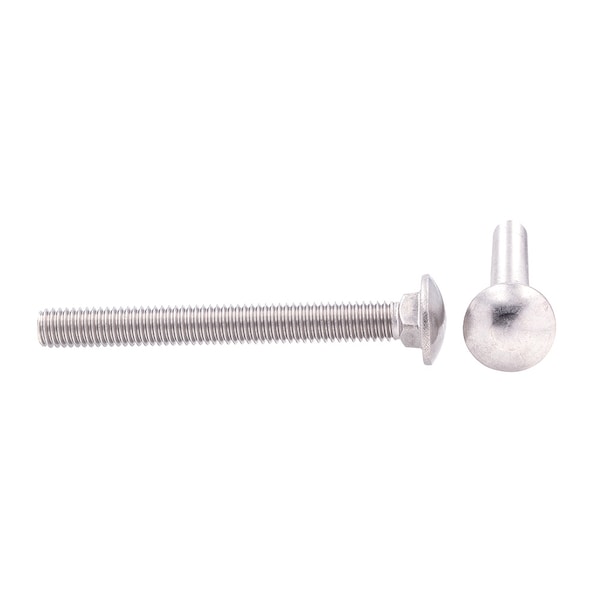 Carriage Bolts 3/8in-16 X 3-1/2in Grade 18-8 Stainless Steel 10PK